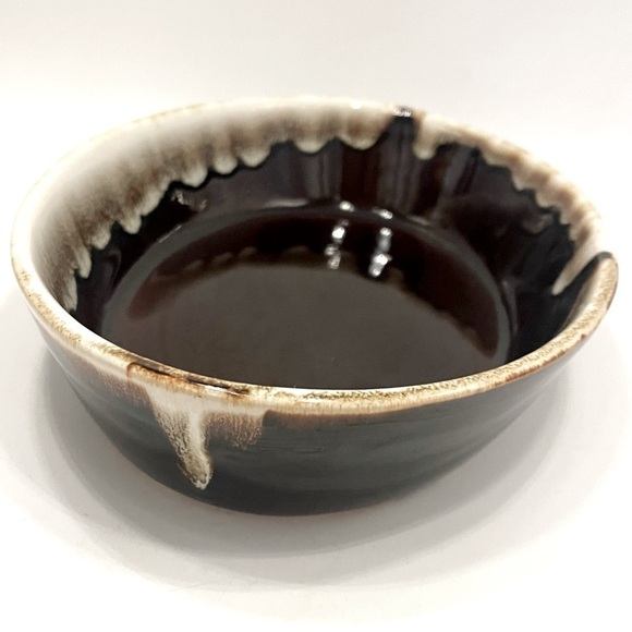 Pfaltzgraff Gourmet Brown Drip Glaze Stoneware Oval Casserole Dish #241 10" Long - Picture 7 of 10